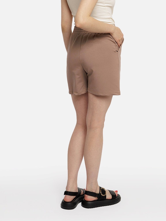 Короткие шорты женские 44 цвет капучино ЦБ-00221772 SKT000913525 фото