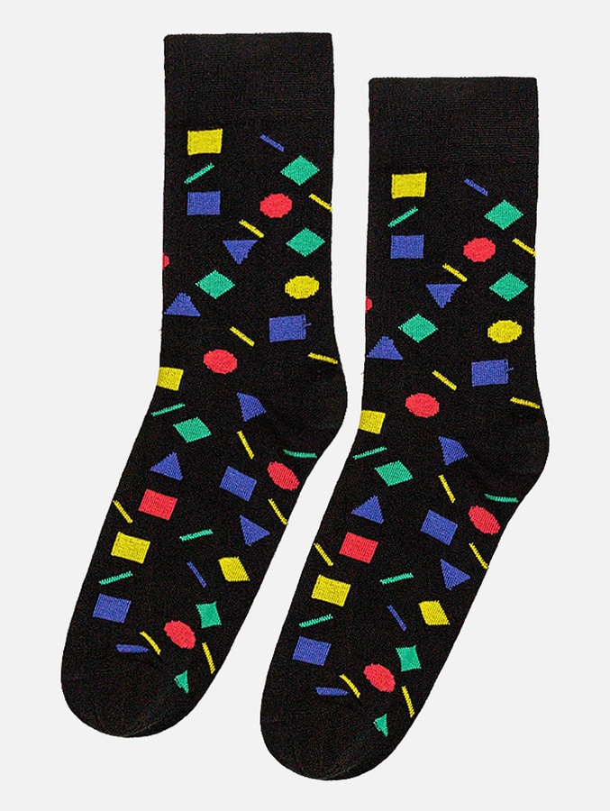 Чоловічі шкарпетки 40-42 колір чорний ЦБ-00214583 SKT000896651 фото