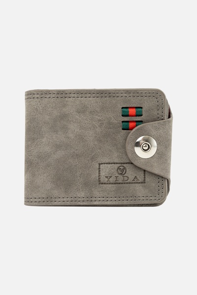 Чоловічий гаманець колір сірий ЦБ-00242301 SKT000964179 фото
