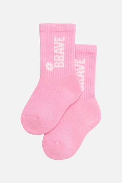 Шкарпетки для дівчинки 23-26 колір рожевий ЦБ-00238566 SKT000956890 фото