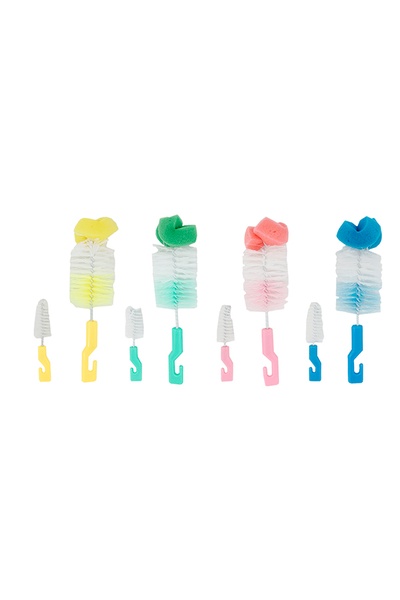 Щетка Canpol babies для мытья бутылок и сосок с губкой цвет разноцветный ЦБ-00250837 SKT000994416 фото
