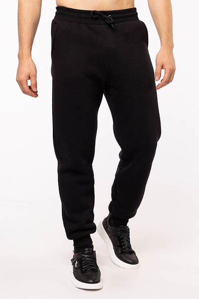 Мужские спортивные штаны 52 цвет черный ЦБ-00198172 SKT000863201 фото