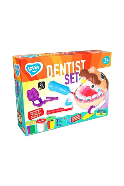Набір для ліплення з тістом "Dentist Set" колір різнокольоровий ЦБ-00214329 SKT000896188 фото