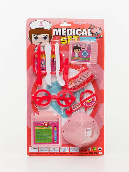 Іграшковий набір лікаря колір різнокольоровий ЦБ-00173722 SKT000581150 фото