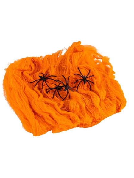 Декор на Хелловін - "Павутиння" колір помаранчевий ЦБ-00229749 SKT000933136 фото