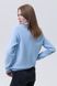 Жіночий светр 44 колір блакитний ЦБ-00224061 SKT000918886 фото 4