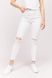Женские джинсы 52 цвет белый ЦБ-00194623 SKT000854845 фото 1