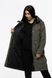 Жіноча куртка довга 44 колір оливковий ЦБ-00206931 SKT000882006 фото 4