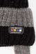 Комплект шапка-шарф на хлопчика 42-44 колір чорний ЦБ-00201715 SKT000871165 фото 2