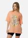 Жіноча футболка регуляр 48 колір персиковий ЦБ-00216949 SKT000901778 фото 1
