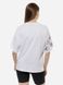 Женская футболка оверсайз 42 цвет белый ЦБ-00216237 SKT000900262 фото 3