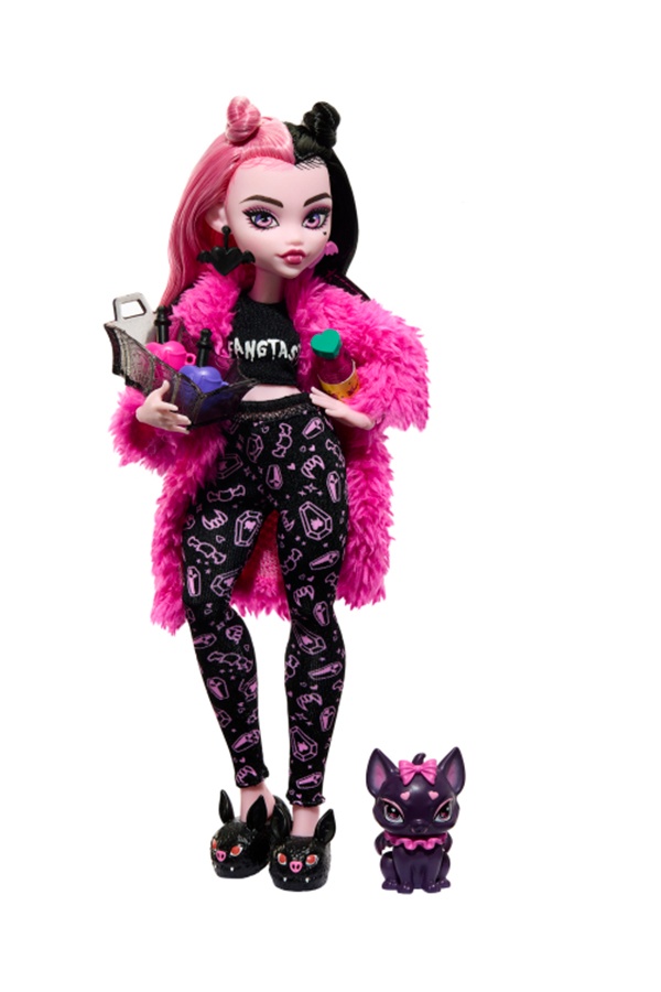 Лялька Дракулора "Лячна піжамна вечірка" Monster High колір різнокольоровий ЦБ-00247076 SKT000986108 фото