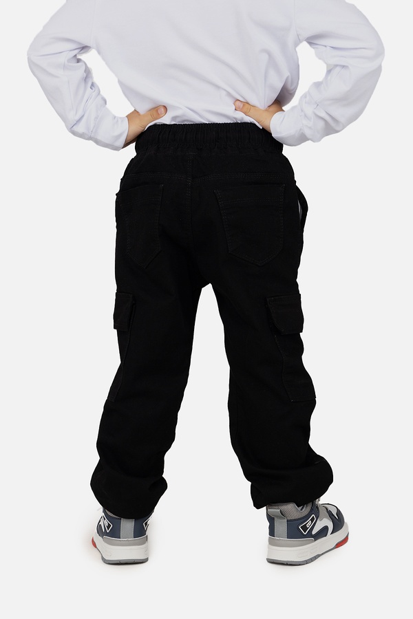 Джогери джинсові для хлопчика 98 колір чорний ЦБ-00254800 SKT001005899 фото