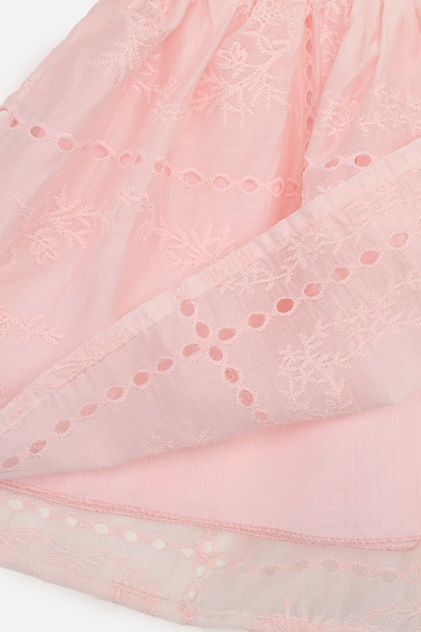Сукня приталена для дівчинки колір світло-рожевий 128 ЦБ-00269989 фото