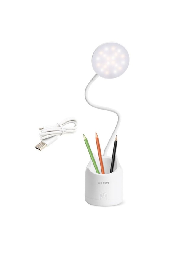 Настольная USB LED лампа Weidasi WD-6059 цвет белый ЦБ-00213206 SKT000893340 фото