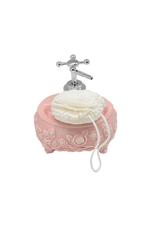 Дозатор для жидкого мыла "Washbasin2" цвет розовый ЦБ-00200575 SKT000868666 фото