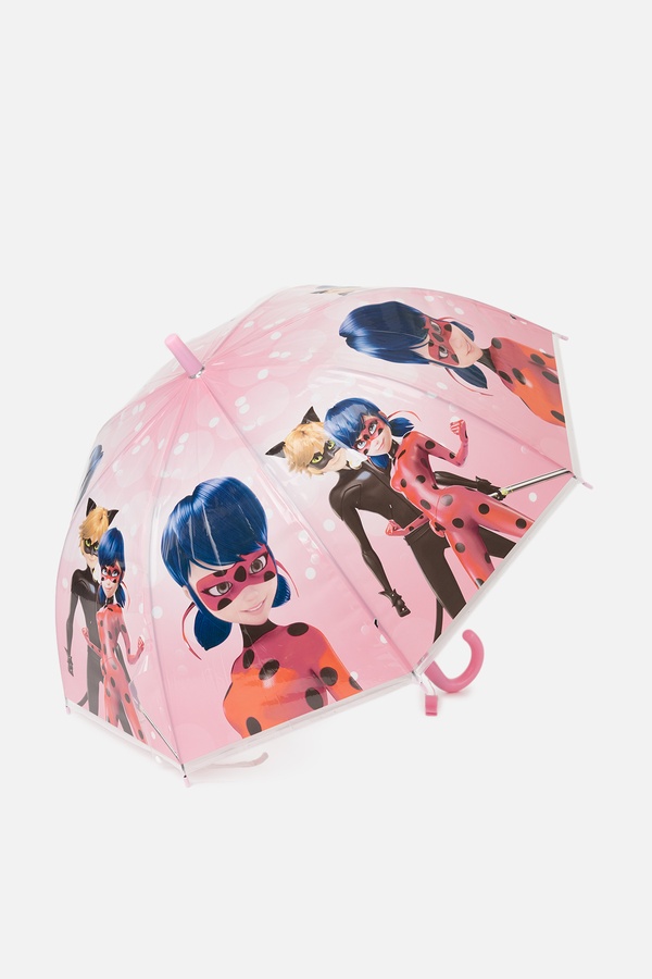 Зонтик трость для девочки цвет розовый ЦБ-00255637 SKT001007786 фото