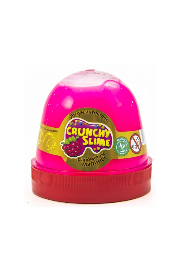Лизун-антистресс TM MrBoo Crunchy slime Малина цвет розовый ЦБ-00134223 SKT000477071 фото