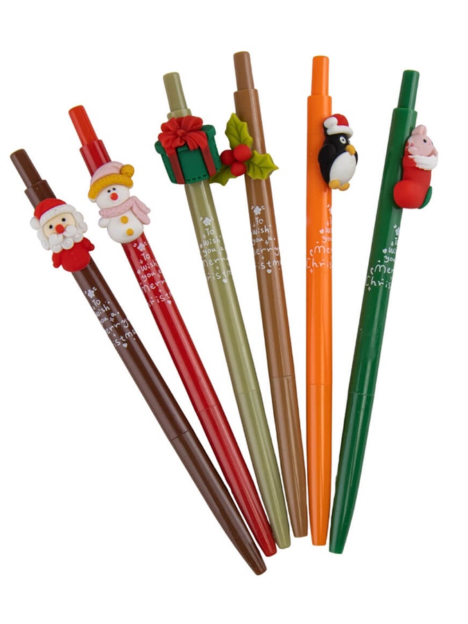Ручка "Santa" колір різнокольоровий ЦБ-00231596 SKT000936887 фото