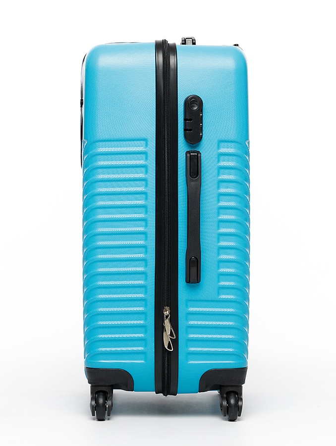 Мужской чемодан L цвет голубой ЦБ-00230020 SKT000933661 фото