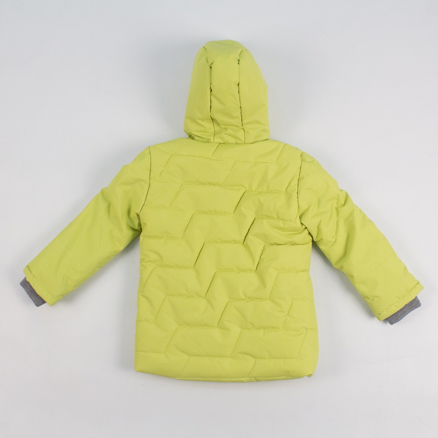 Куртка длинная на девочку, зимняя 110 цвет салатовый ЦБ-00140676