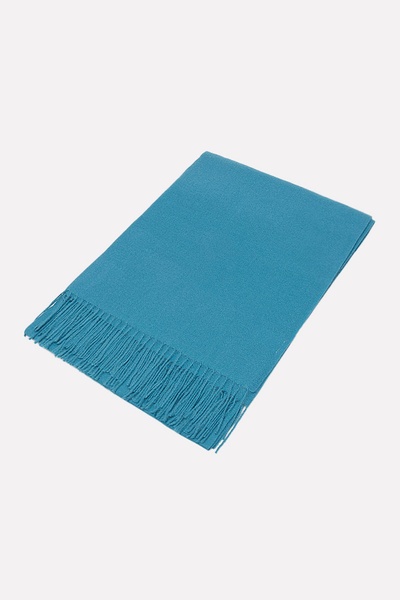 Жіночий шарф колір індіго ЦБ-00198383 SKT000863623 фото