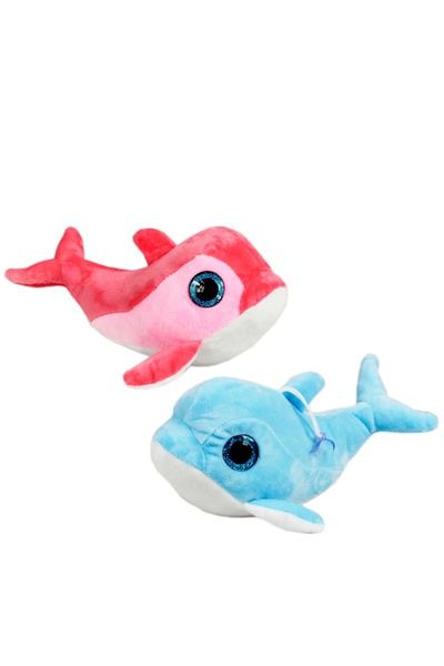 М'яка текстильна іграшка у вигляді дельфіна колір різнокольоровий ЦБ-00154889 SKT000526694 фото