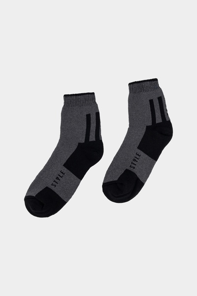 Чоловічі шкарпетки 40-42 колір темно-сірий ЦБ-00234525 SKT000944131 фото