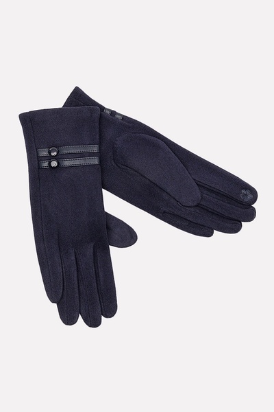 Женские перчатки 8.5 цвет темно-синий ЦБ-00197580 SKT000862185 фото