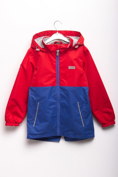 Куртка короткая на мальчика 158 цвет красно-синий ЦБ-00151330 SKT000516317 фото