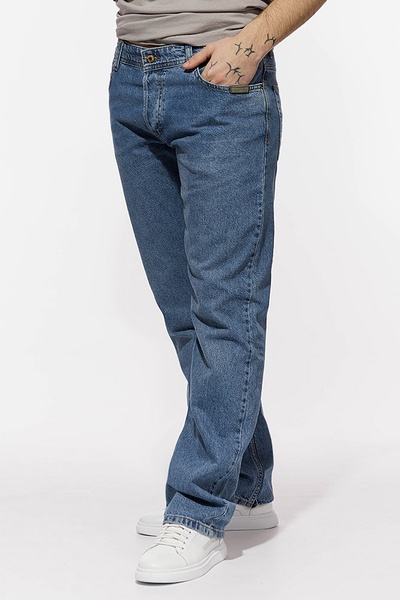 Чоловічі джинси регуляр 56 колір блакитний ЦБ-00174534 SKT000583999 фото