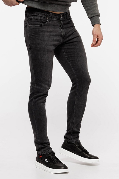 Чоловічі джинси 46 колір сірий ЦБ-00203632 SKT000874437 фото