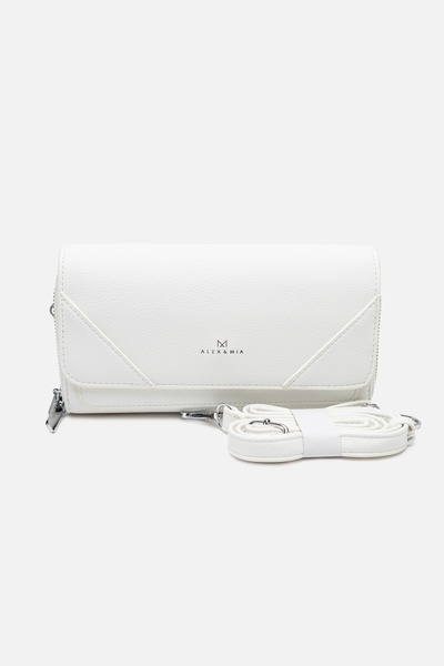 Жіноча сумка колір білий ЦБ-00246479 SKT000984678 фото