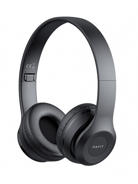 Навушники накладні бездротові HAVIT колір чорний ЦБ-00227322 SKT000926154 фото