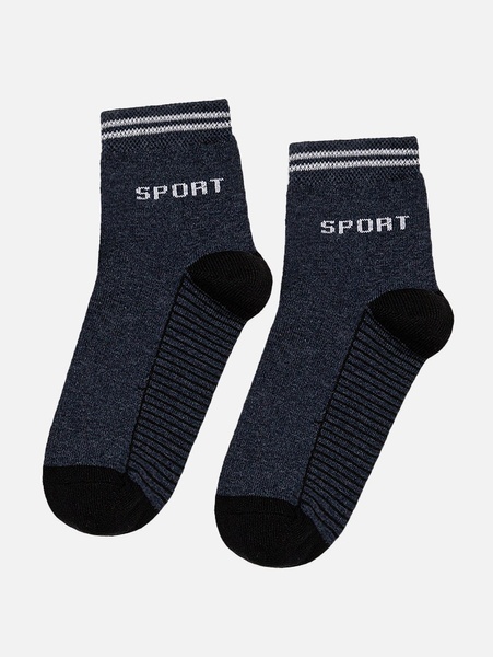 Шкарпетки sport для хлопчика 23-26 колір темно-синій ЦБ-00213911 SKT000895178 фото