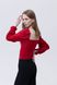 Жіноча блуза з довгим рукавом 48 колір червоний ЦБ-00233766 SKT000955627 фото 4