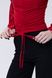 Жіноча блуза з довгим рукавом 48 колір червоний ЦБ-00233766 SKT000955627 фото 3