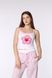 Майка з вузькими бретелями жіноча колір білий 40 ЦБ-00295097 фото 1