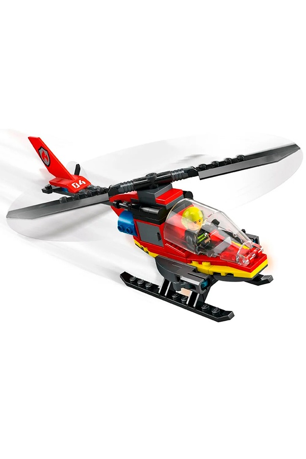 Конструктор - Пожежний рятувальний гелікоптер колір різнокольоровий ЦБ-00241966 SKT000963198 фото