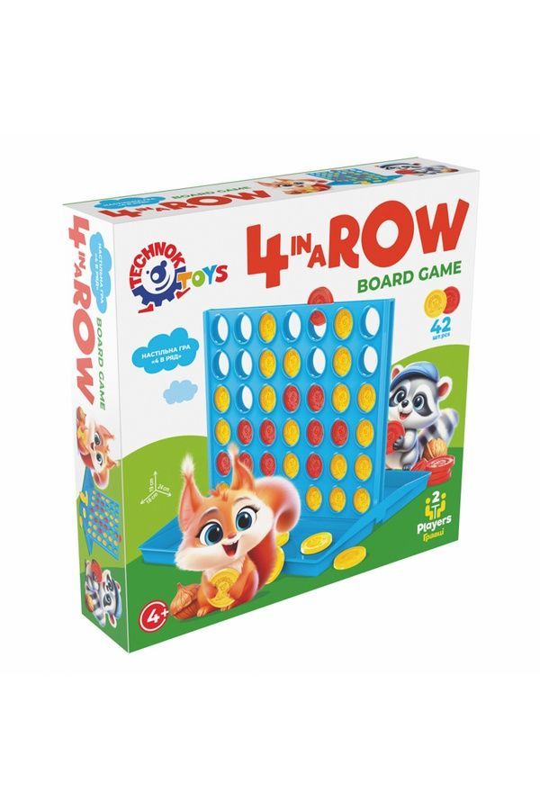 Настільна гра "Чотири в ряд ТехноК" Technok Toys 9734 ЦБ-00282354 фото