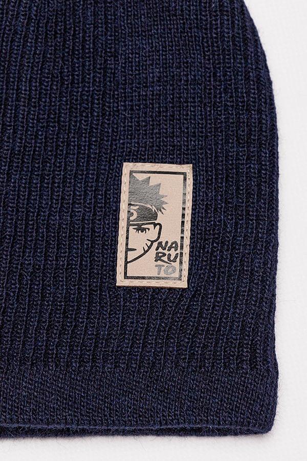 Комплект шапка-шарф на мальчика 52-54 цвет темно-синий ЦБ-00201790 SKT000871314 фото