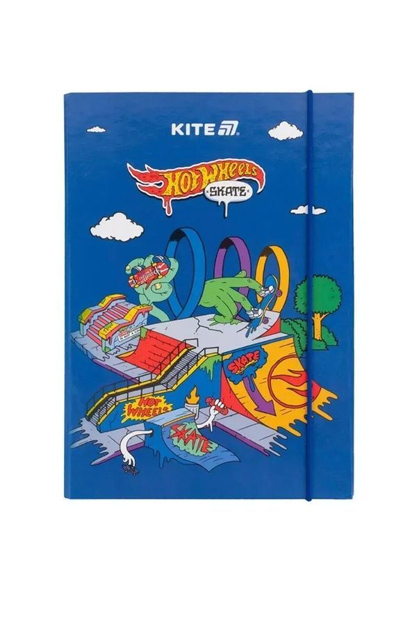 Папка для тетрадей B5 на резинке Kite Hot Wheels KITE HW25-210-2 ЦБ-00281357 фото