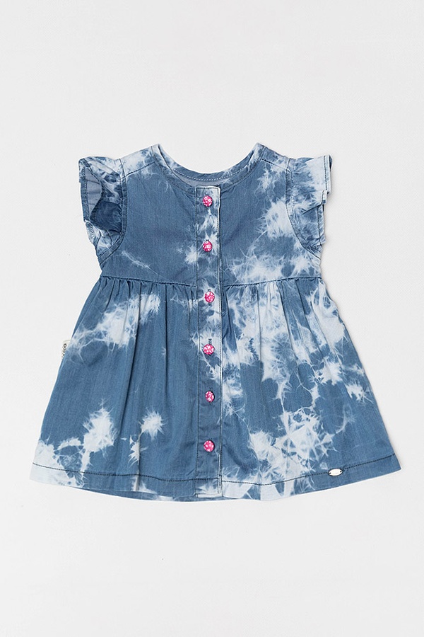 Джинсова сукня для дівчинки 74 колір синій ЦБ-00160576 SKT000543708 фото