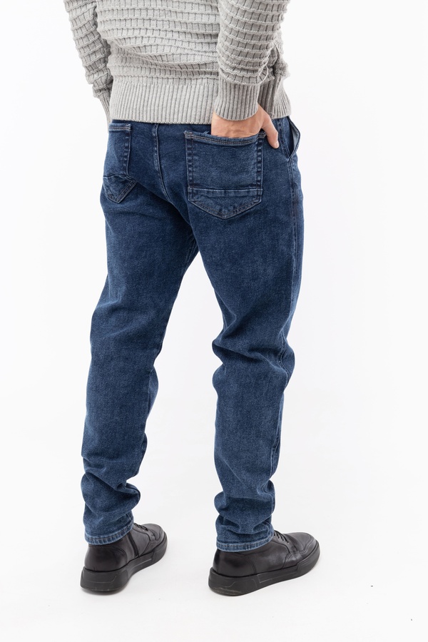 Мужские джинсы мом 54 цвет синий ЦБ-00233106 SKT000940622 фото