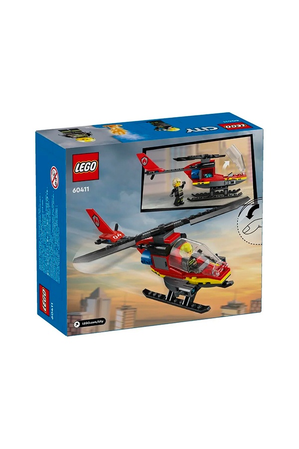 Конструктор - Пожежний рятувальний гелікоптер колір різнокольоровий ЦБ-00241966 SKT000963198 фото