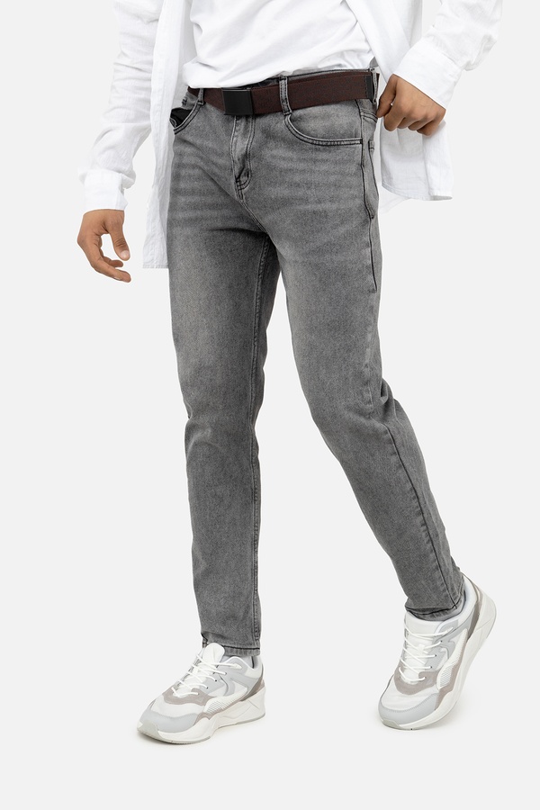 Чоловічі джинси 58 колір сірий ЦБ-00246657 SKT000985098 фото