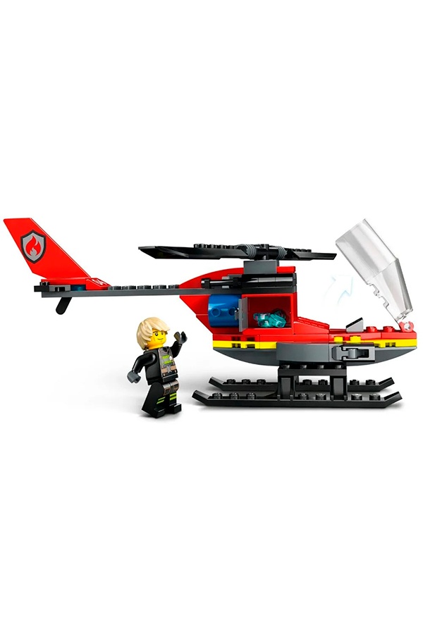 Конструктор - Пожарный спасательный вертолет цвет разноцветный ЦБ-00241966 SKT000963198 фото