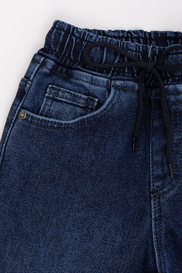Джогери джинсові утеплені на хлопчика колір синій ЦБ-00178967 SKT000595806 фото