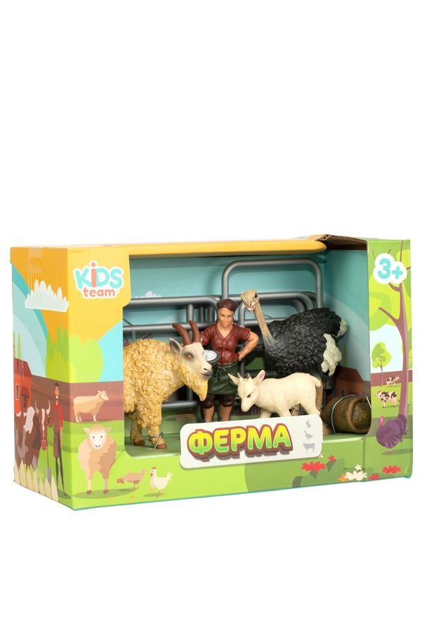Набор "Ферма" Страус и козлики KIDS TEAM Q9899-X20_3 ЦБ-00250190 фото