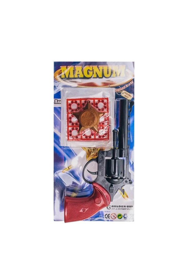 Іграшковий револьвер "Магнум" колір різнокольоровий ЦБ-00196342 SKT000858958 фото